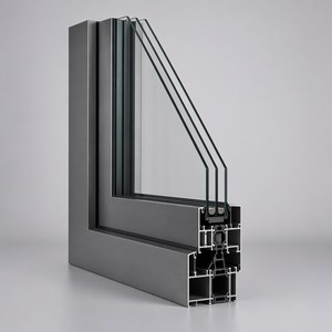 Energy Efficient Thermal Break Aluminum Double Glazed Floating Sliding Windows