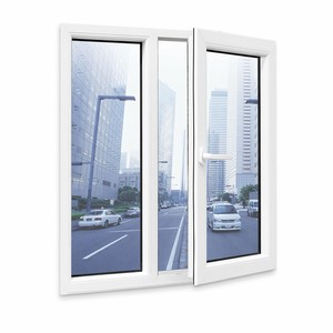 UPVC Casement Window European Design White Double Glazed High Quality Energy Efficient Soundproof PVC Home Windows